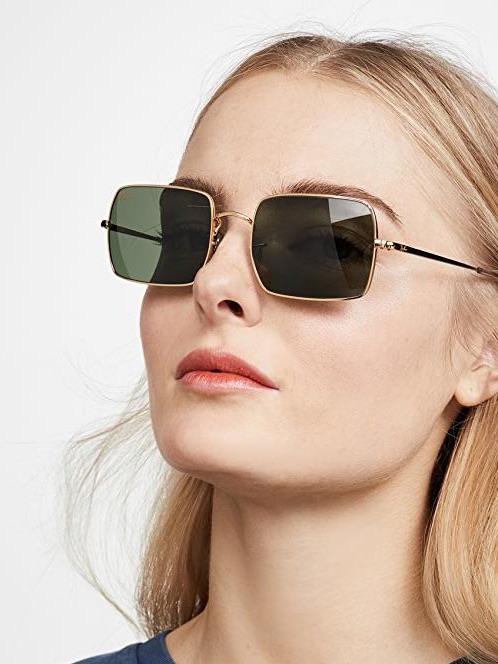 Ray-Ban 1969 Rectangle - Legend Gold W/ G-15 Green Lens